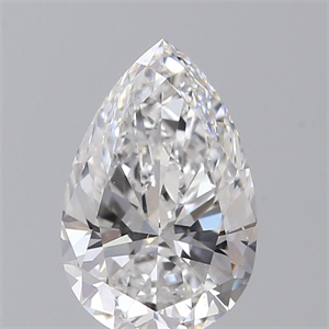 Picture of Natural Diamond 0.90 Carats, Pear with  Cut, D Color, VS2 Clarity and Certified by GIA