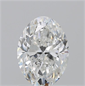 Natural Diamond 1.30 Carats, Oval with  Cut, F Color, VS2 Clarity and Certified by GIA