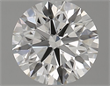 Natural Diamond 0.71 Carats, Round with Excellent Cut, I Color, IF Clarity and Certified by GIA