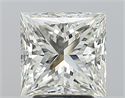Natural Diamond 3.01 Carats, Princess with  Cut, I Color, VVS1 Clarity and Certified by IGI