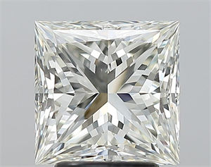 Picture of Natural Diamond 3.01 Carats, Princess with  Cut, I Color, VVS1 Clarity and Certified by IGI