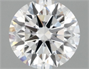 Lab Grown Diamond 1.39 Carats, Round with Ideal Cut, D Color, VS1 Clarity and Certified by IGI