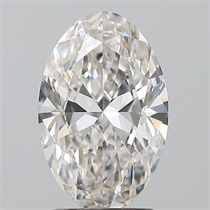 Picture of Natural Diamond 2.01 Carats, Oval with  Cut, H Color, VVS1 Clarity and Certified by GIA