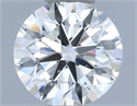 Natural Diamond 0.70 Carats, Round with Excellent Cut, H Color, SI1 Clarity and Certified by IGI