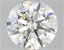 Natural Diamond 0.80 Carats, Round with Excellent Cut, J Color, SI1 Clarity and Certified by GIA
