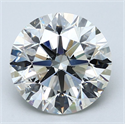 Diamante Natural 5.01 quilates, Redondo , Color I, claridad SI2 y certificado GIA
