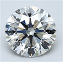 Diamante Natural 5.01 quilates, Redondo , Color I, claridad SI2 y certificado GIA