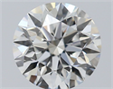 Natural Diamond 0.53 Carats, Round with Excellent Cut, D Color, VS1 Clarity and Certified by GIA