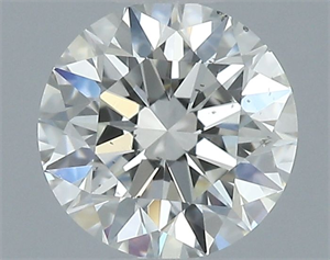 Picture of Natural Diamond 0.43 Carats, Round with Excellent Cut, H Color, SI1 Clarity and Certified by GIA