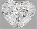 Diamante Natural 0.91 quilates, Corazón , Color G, claridad VVS2 y certificado IGI