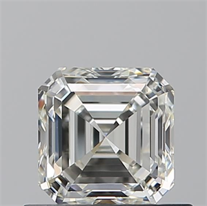 Picture of Natural Diamond 0.70 Carats, Asscher with  Cut, J Color, VVS1 Clarity and Certified by GIA