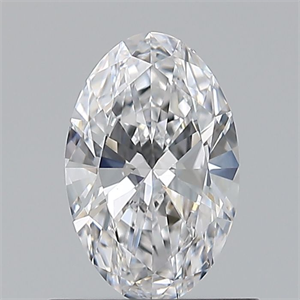 Picture of Natural Diamond 0.60 Carats, Oval with  Cut, D Color, VS1 Clarity and Certified by GIA