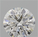 Natural Diamond 0.40 Carats, Round with Excellent Cut, F Color, VS2 Clarity and Certified by GIA