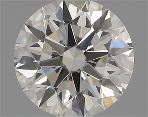 Picture of Natural Diamond 0.72 Carats, Round with Excellent Cut, I Color, VVS1 Clarity and Certified by IGI