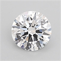 Lab Grown Diamond 1.03 Carats, Round with Ideal Cut, D Color, VVS2 Clarity and Certified by IGI