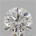 Natural Diamond 0.72 Carats, Round with Excellent Cut, F Color, VS2 Clarity and Certified by GIA