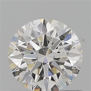 Picture of Natural Diamond 0.72 Carats, Round with Excellent Cut, F Color, VS2 Clarity and Certified by GIA