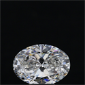 Natural Diamond 3.23 Carats, Oval with  Cut, F Color, VS2 Clarity and Certified by GIA