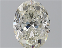 Natural Diamond 1.20 Carats, Oval with  Cut, J Color, VS2 Clarity and Certified by GIA