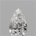 Diamante Natural 0.18 quilates, De pera , Color F, claridad SI1 y certificado GIA