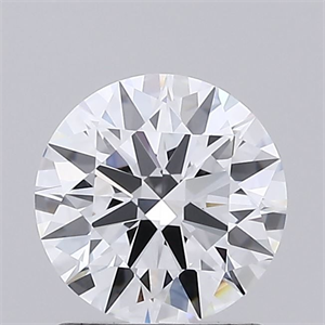 Picture of Lab Grown Diamond 1.08 Carats, Round with Ideal Cut, E Color, IF Clarity and Certified by IGI