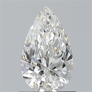 Picture of Natural Diamond 0.83 Carats, Pear with  Cut, F Color, VS1 Clarity and Certified by GIA