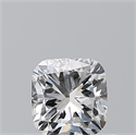 Natural Diamond 0.56 Carats, Cushion with  Cut, F Color, SI1 Clarity and Certified by GIA
