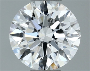 Picture of Natural Diamond 0.80 Carats, Round with Excellent Cut, D Color, SI1 Clarity and Certified by GIA