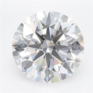 Picture of Lab Grown Diamond 3.01 Carats, Round with Ideal Cut, D Color, VVS1 Clarity and Certified by IGI