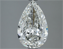 Natural Diamond 2.00 Carats, Pear with  Cut, H Color, SI1 Clarity and Certified by GIA