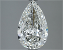 Natural Diamond 2.00 Carats, Pear with  Cut, H Color, SI1 Clarity and Certified by GIA