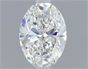 Natural Diamond 0.40 Carats, Oval with  Cut, G Color, VVS1 Clarity and Certified by GIA