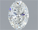 Natural Diamond 0.40 Carats, Oval with  Cut, G Color, VVS1 Clarity and Certified by GIA