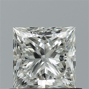 Picture of Natural Diamond 0.80 Carats, Princess with  Cut, F Color, IF Clarity and Certified by IGI
