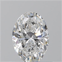 Natural Diamond 0.70 Carats, Oval with  Cut, E Color, VVS1 Clarity and Certified by GIA