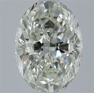 Picture of Natural Diamond 1.00 Carats, Oval with  Cut, J Color, SI2 Clarity and Certified by GIA