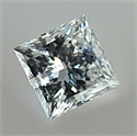 Natural Diamond 2.50 Carats, Princess with  Cut, D Color, SI2 Clarity and Certified by GIA
