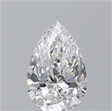 Natural Diamond 0.70 Carats, Pear with  Cut, D Color, VS2 Clarity and Certified by GIA