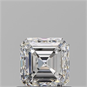 Natural Diamond 0.90 Carats, Asscher with  Cut, E Color, VVS1 Clarity and Certified by GIA