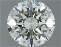 Natural Diamond 1.00 Carats, Round with Excellent Cut, K Color, VVS2 Clarity and Certified by IGI