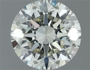 Picture of Natural Diamond 1.00 Carats, Round with Excellent Cut, K Color, VVS2 Clarity and Certified by IGI