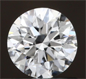 Natural Diamond 0.70 Carats, Round with Excellent Cut, F Color, SI2 Clarity and Certified by GIA