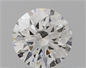 Natural Diamond 0.40 Carats, Round with Excellent Cut, F Color, SI1 Clarity and Certified by GIA