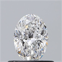 Diamante Natural 0.50 quilates, Ovalado , Color D, claridad VS1 y certificado GIA