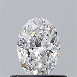 Foto Diamante Natural 0.50 quilates, Ovalado , Color D, claridad VS1 y certificado GIA de