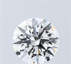 Picture of Lab Grown Diamond 2.55 Carats, Round with Ideal Cut, D Color, VVS1 Clarity and Certified by IGI