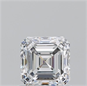 Diamante Natural 0.91 quilates, Asscher , Color E, claridad VS1 y certificado GIA