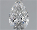 Natural Diamond 0.42 Carats, Pear with  Cut, E Color, VVS2 Clarity and Certified by GIA