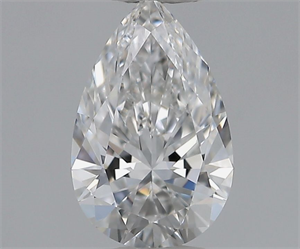 Picture of Natural Diamond 0.42 Carats, Pear with  Cut, E Color, VVS2 Clarity and Certified by GIA