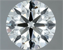 Natural Diamond 0.80 Carats, Round with Excellent Cut, I Color, VS1 Clarity and Certified by IGI